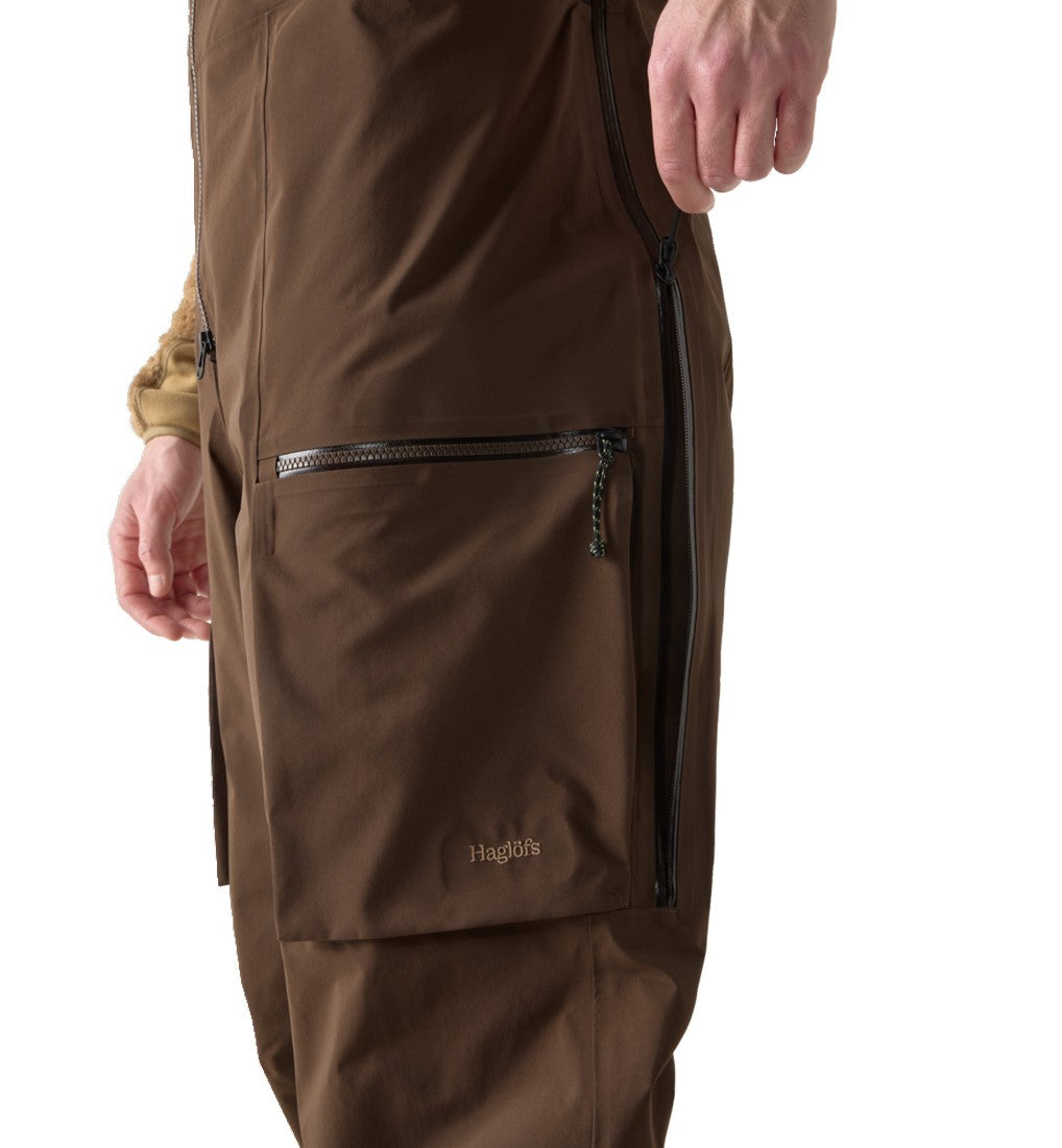 Haglöfs Vassi GTX Pro II Bib Men Woodland Brown