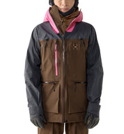 Haglöfs Vassi GTX Pro II Jacket Men Lantana Pink/Woodland Brown