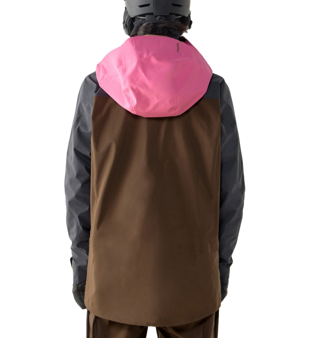 Haglöfs Vassi GTX Pro II Jacket Men Lantana Pink/Woodland Brown
