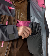 Haglöfs Vassi GTX Pro II Jacket Men Lantana Pink/Woodland Brown