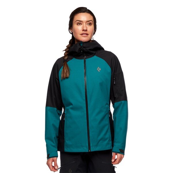 Black Diamond W Boundary Line Insulated Jacket Sea Pine/Black
