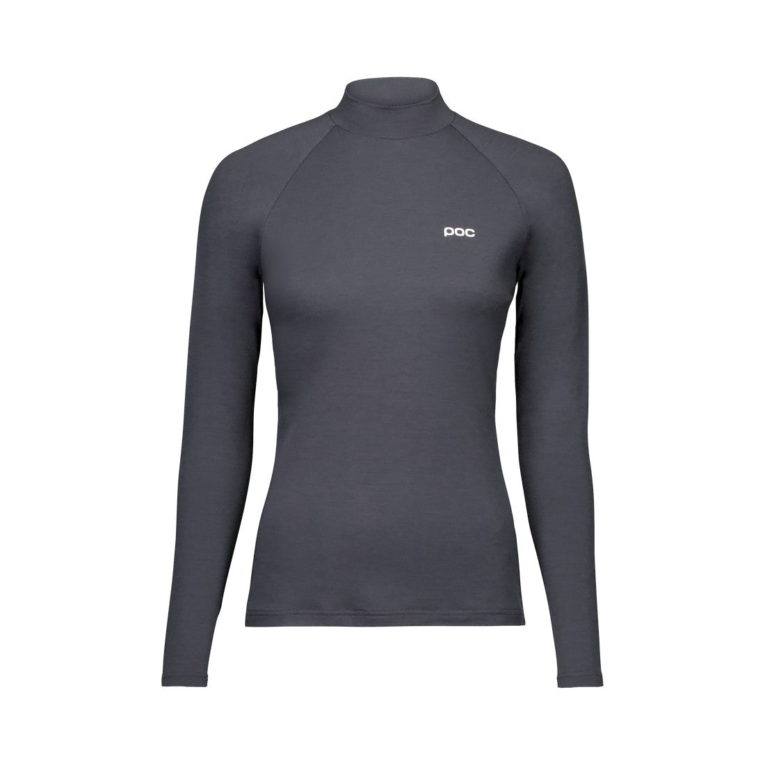 POC W's Layer Merino Mock Neck Jersey Sylvanite Grey