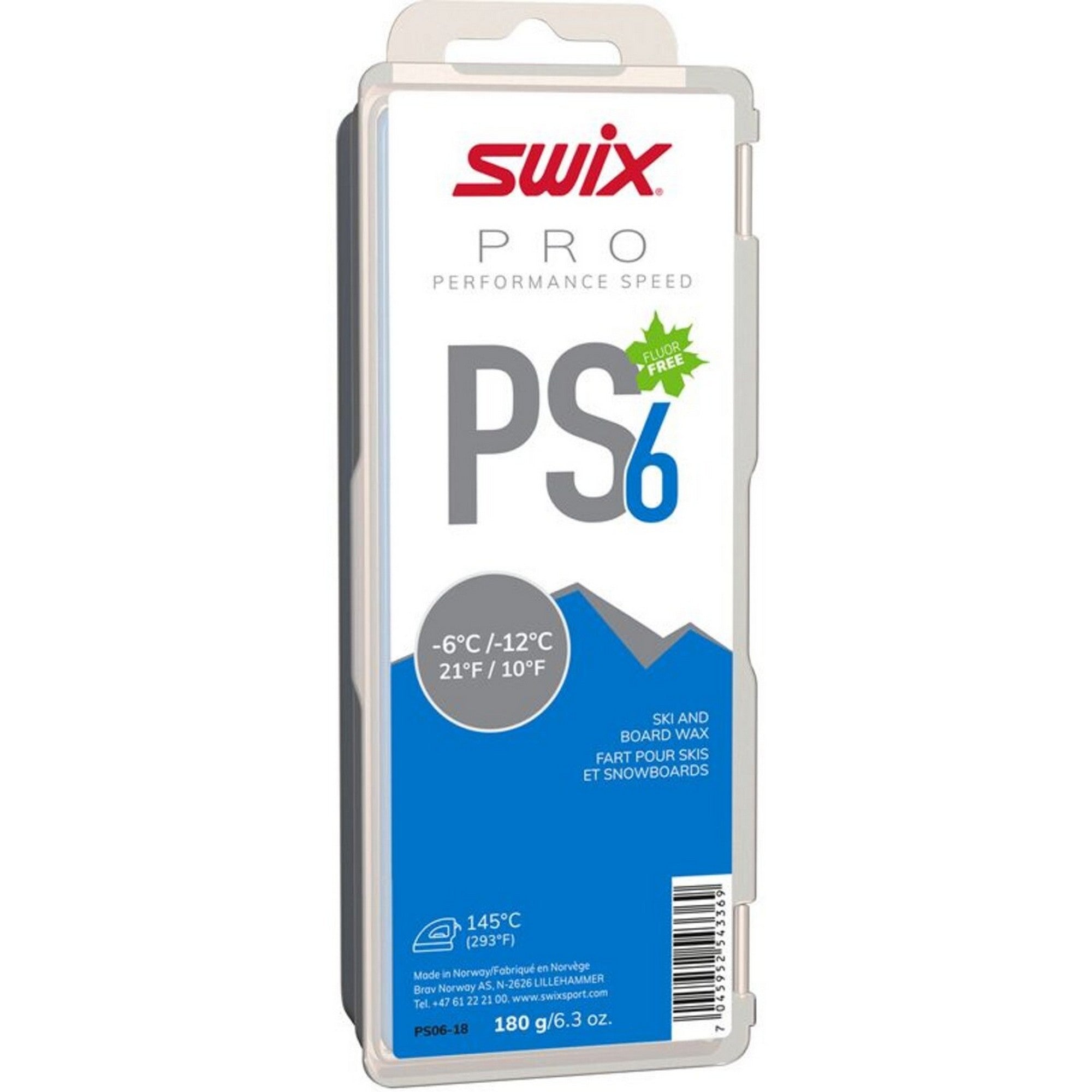 PS6 Blue -6°C/-12°C 180G