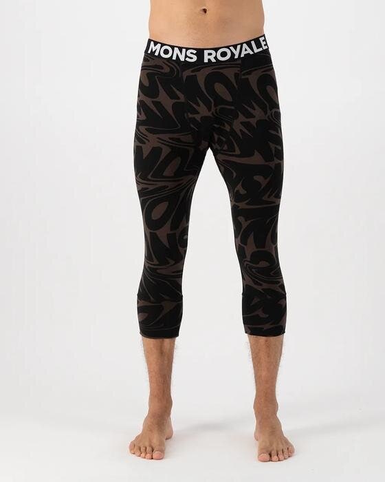 Mons Royale M Cascade Merino Flex 200 3/4 Legging Signal Lost Cedar 