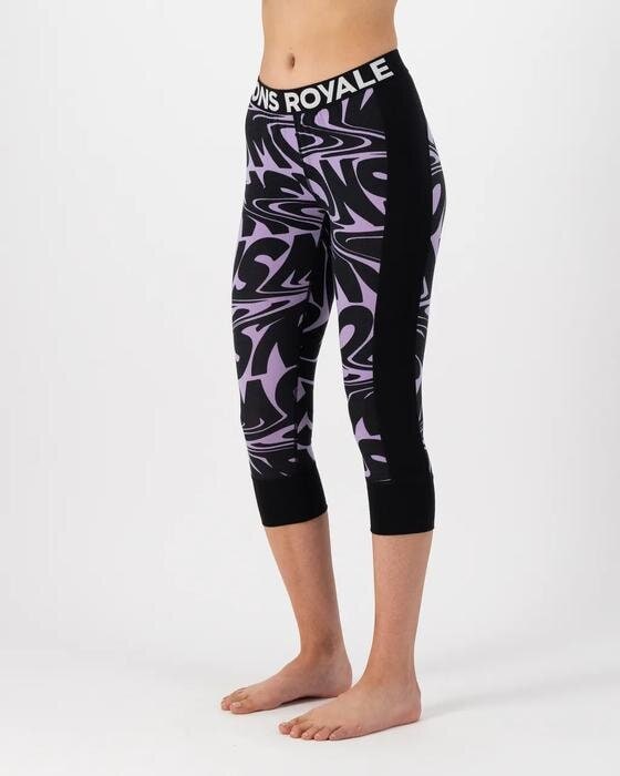 Mons Royale W Cascade Merino Flex 200 3/4 Legging Signal Lost Lupin 