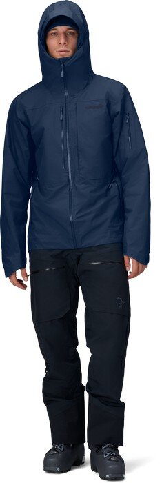 Norröna M lofoten Gore-Tex insulated Jacket Indigo Night Blue