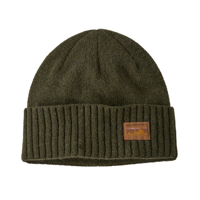 Patagonia Brodeo Beanie 73 Skyline: Pine Needle Green