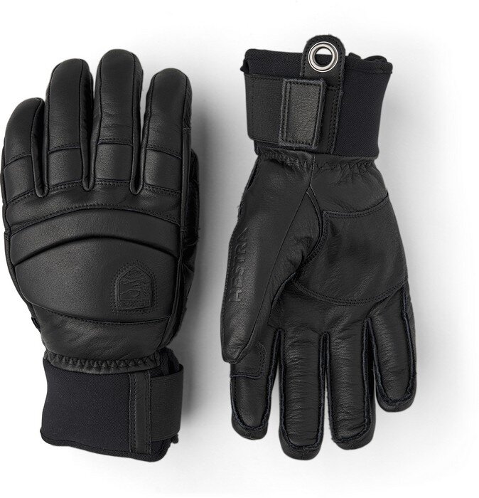 Hestra Fall Line - 5 finger Black/Black