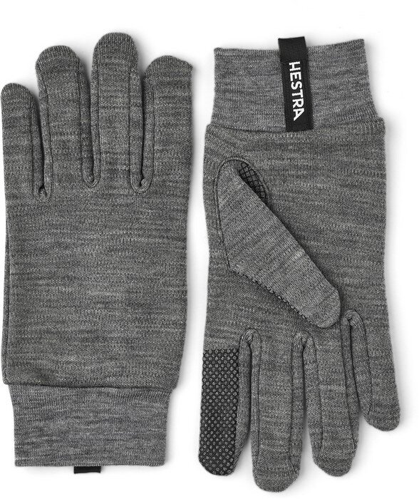 Hestra Merino Touch Point - 5 finger Grey