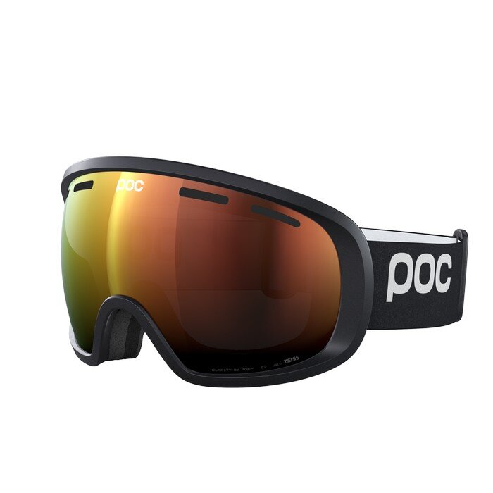 POC Fovea Uranium Black/Partly Sunny Orange