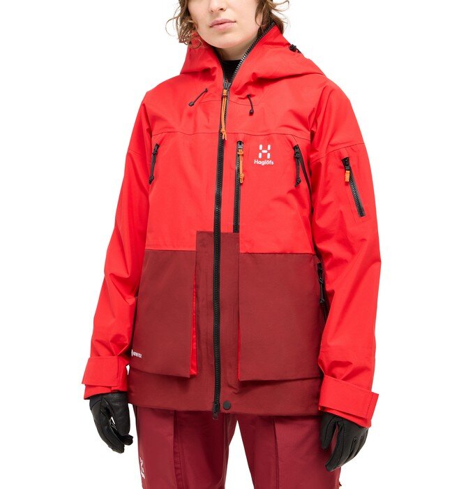 Haglöfs Vassi GTX Jacket W Bright Red/Carmine Red