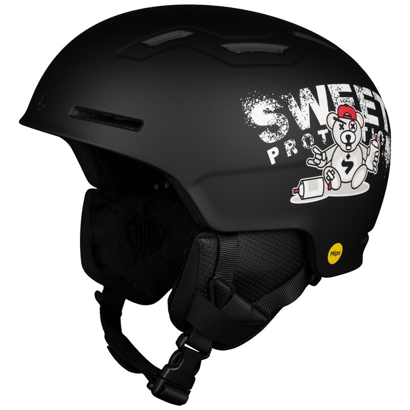 Sweet Protection Winder Mips Helmet Junior Black Teddy