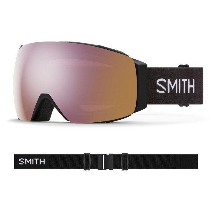 Smith AS IO MAG BLACK CP EVERYDAY ROSE GOLD MIRROR + CP Storm Blue Sensor Mirror