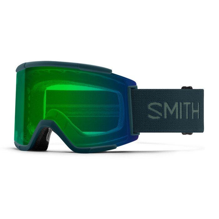 Smith SQUAD XL PACIFIC CP EVERYDAY GREEN MIRROR + CP Storm Blue Sensor Mirror