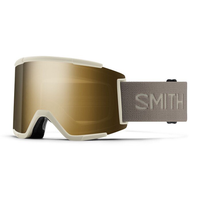 Smith SQUAD XL CHALK CP SUN BLACK GOLD MIRROR + CP Storm Blue Sensor Mirror