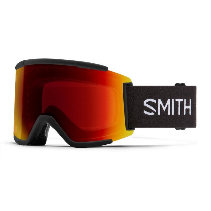 Smith SQUAD XL BLACK CP SUN RED MIRROR + CP Storm Yellow Flash