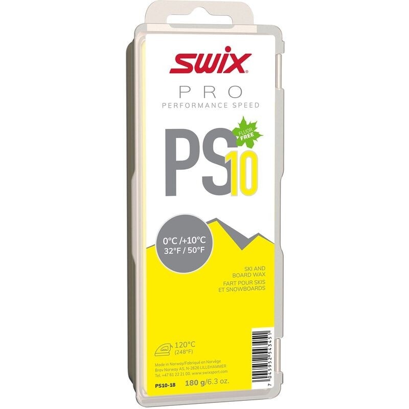 Swix PS10 Yellow, 0°C/+10°C, 180g