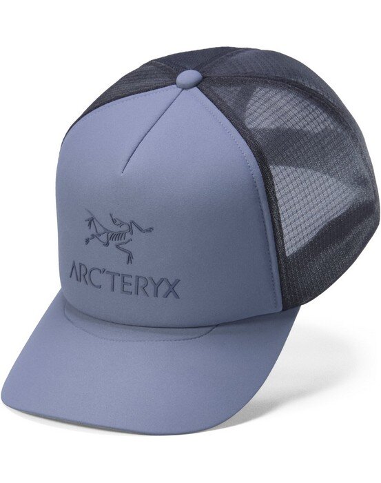 Arcteryx Bird Word Trucker Curved Stratus/Dark Stratus